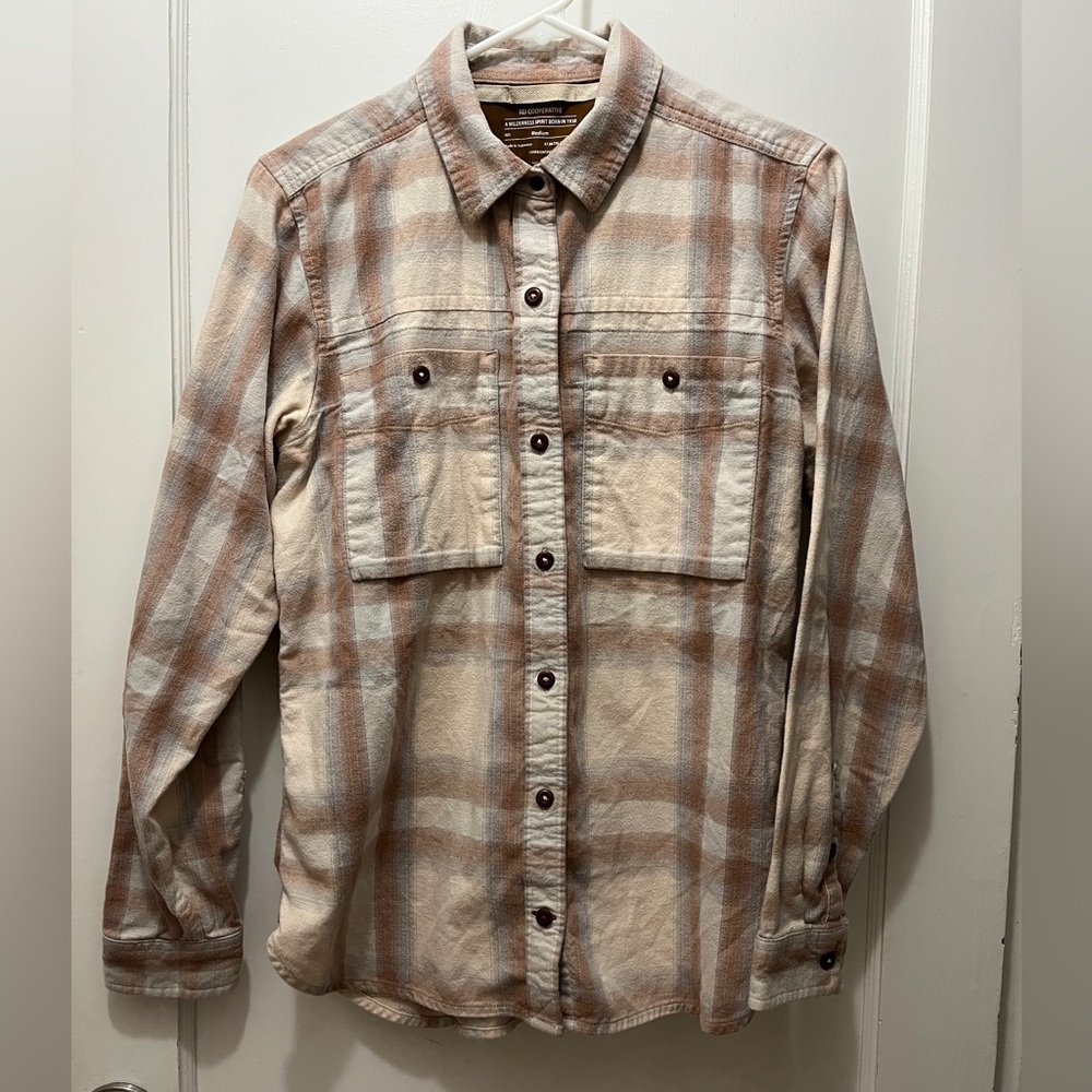 REI Wallace Lake Plaid Flannel, W’s size Medium